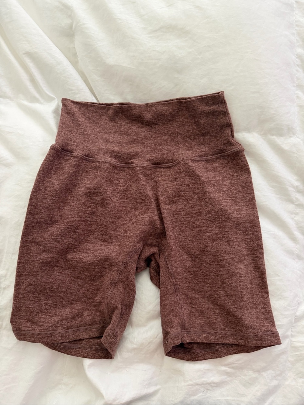 P’tula High-Waist Women's Bike Shorts in Maroon